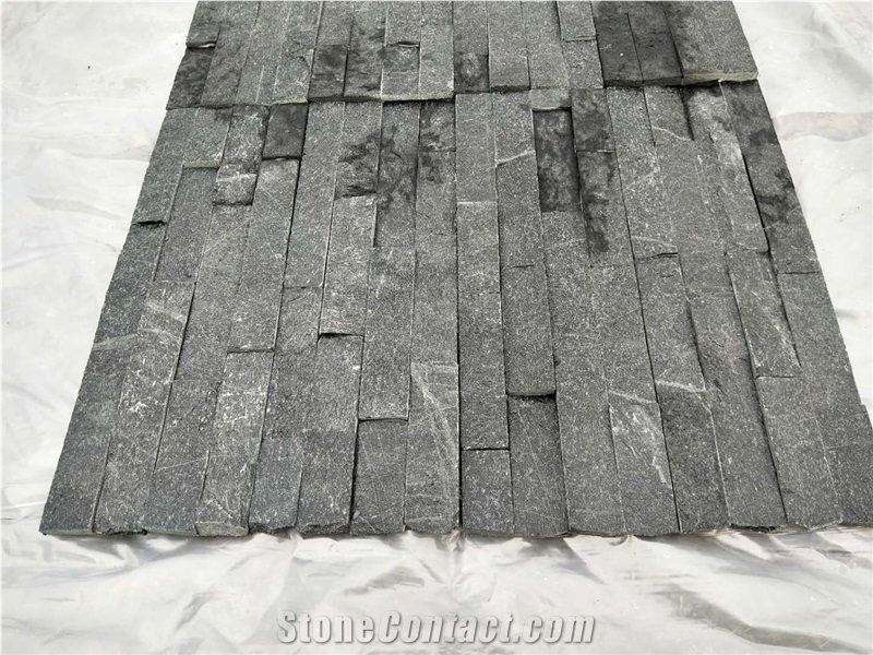 Black Wall Cladding Culture Stone Wall Panel