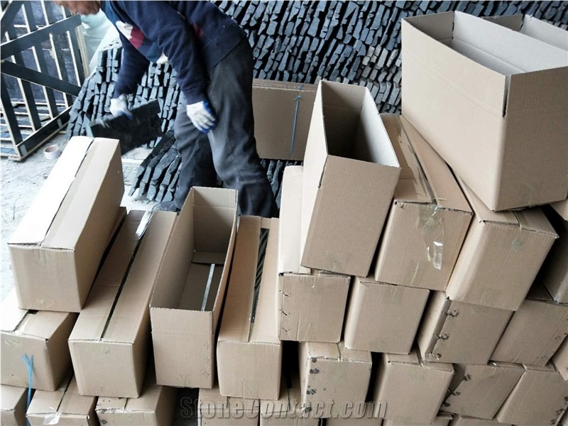 Black Wall Cladding Culture Stone Wall Panel