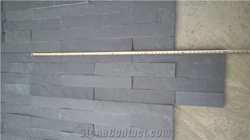 Cheap Black Wall Cladding Culture Stone Wall Panel