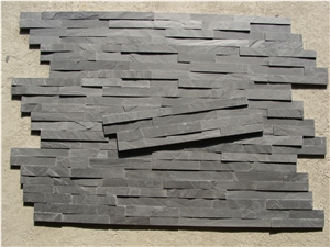Cheap Black Wall Cladding Culture Stone Wall Panel