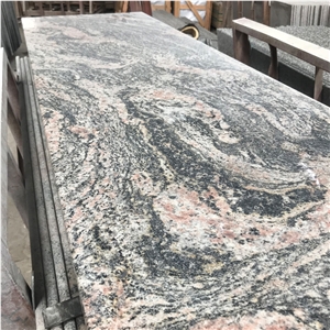 China Cheap Natural Juparana Granite Slab China Cheap Natural Juparana Granite Slab