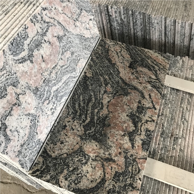 China Cheap Natural Juparana Granite Slab