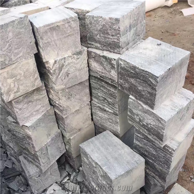 China G302 Grey Granite Cube Paving Stone