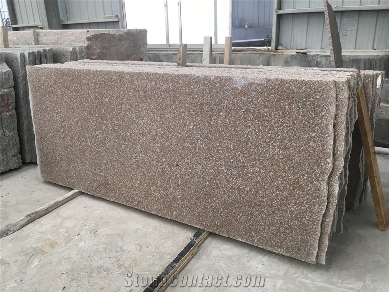 China Red G361 Natural Stone Granite Slab