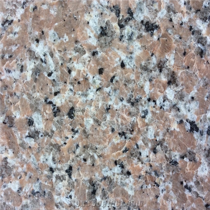 China Rosy Pink Granite Stone Slab