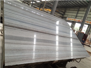 Chinese Crystal Wood Vein Marble Slab
