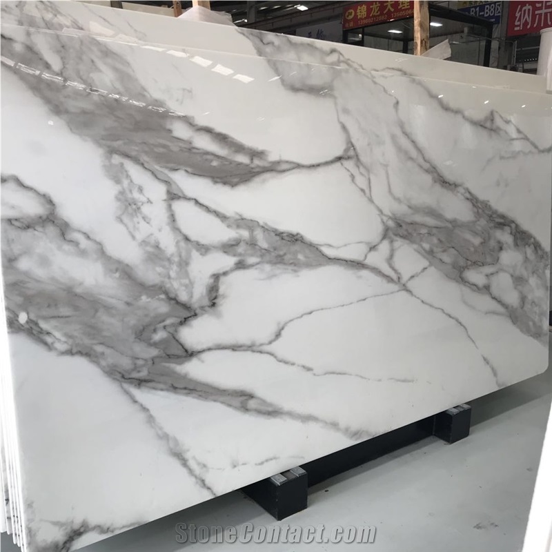 Factory Nanoglass White Super Nanoglass with Vein