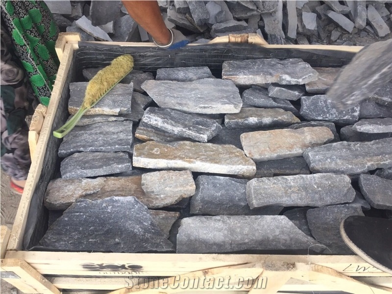 Grey Wall Cladding Loose Stone Cultured Stone