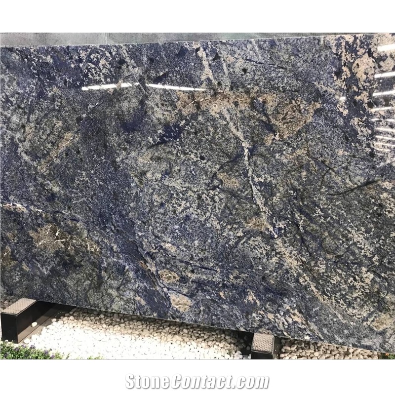 Luxury Azul Bahia Blue Stone Granite Slabs