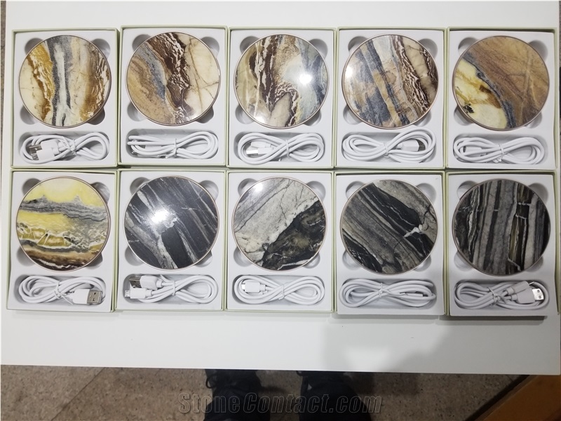 Marble Wireless Charger Stone Carved Gifts