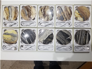 Marble Wireless Charger Stone Carved Gifts