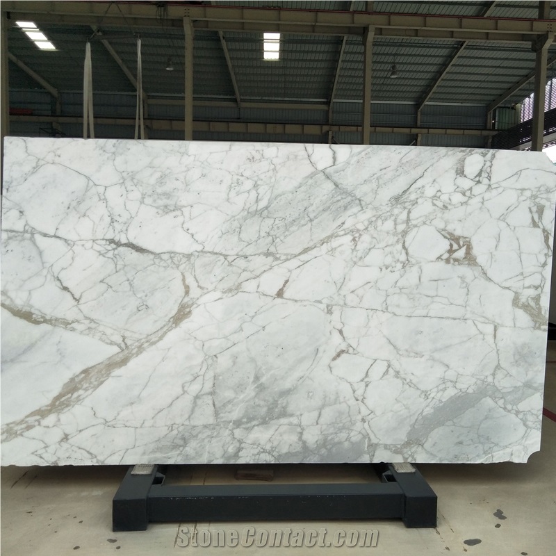 Natural Italian Calacatta Vagli Oro Marble Slabs