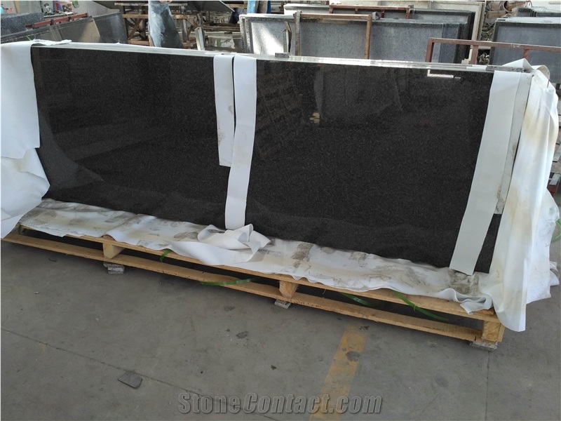 Nero Impala Granite Black Granite Slab
