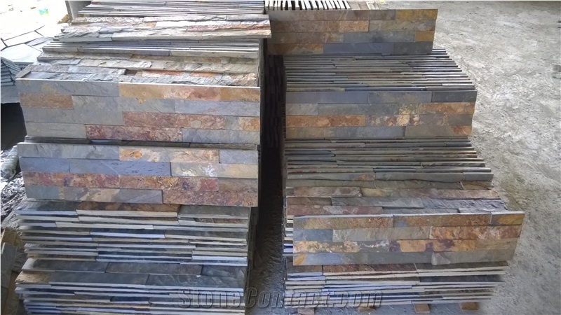 Rusty Slate Wall Cladding Culture Stone Wall Panel