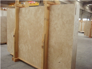 Ivory Travertine Slabs - Saw Cut Unfilled Ivory Travertine Slabs - Saw Cut Unfilled