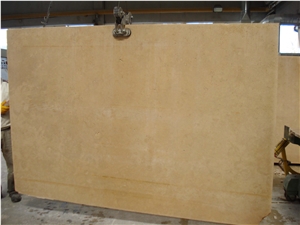 Ivory Travertine Slabs - Saw Cut Unfilled
