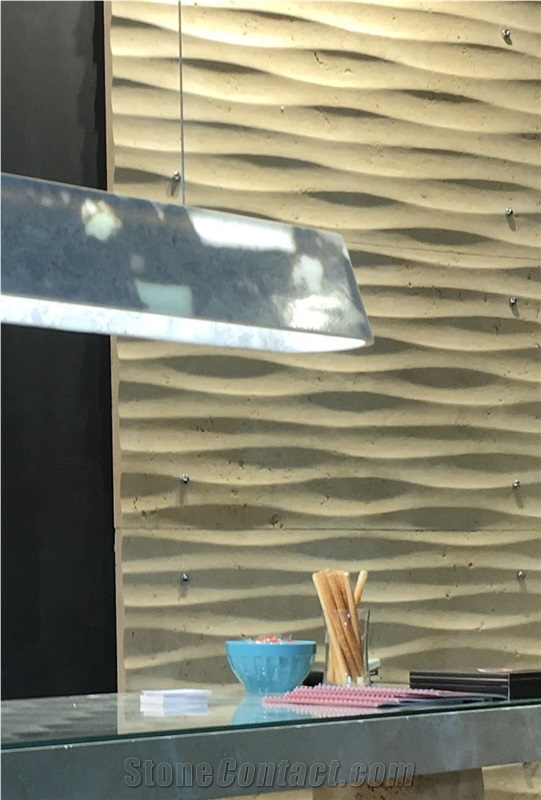 Travertine Marble 3d Wall Panels
