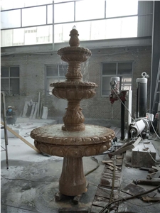 Limestone Water Fountain Henan Yellow Foutain