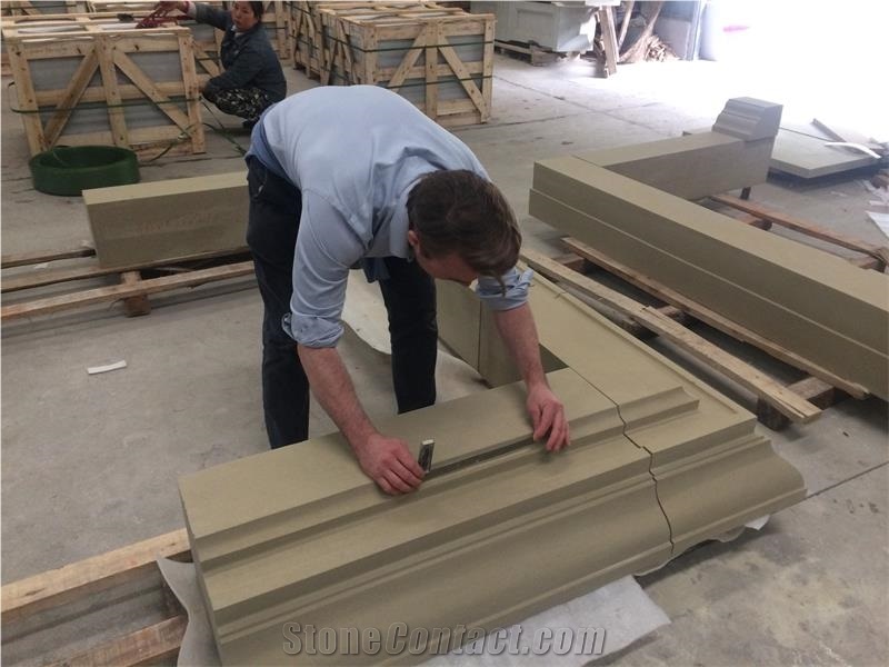 Yellow Sandstone Door Frame