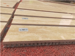 Beige Travertine Honeycomb Panels