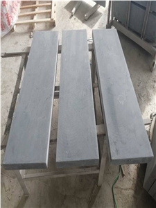 China Blue Limestone Honed Stairs Step Tiles