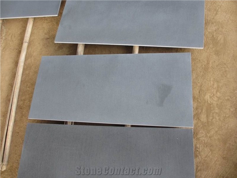 China Grey Basalt Lavastone Honed Floor Tiles