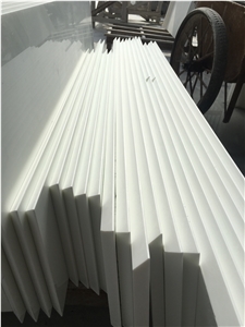 Nano White Artificial Marble Kitchen Countertop