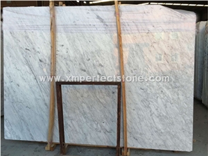 White Marble Slab, Bianco Carrara White Marble