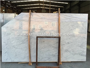 White Marble Slab, Bianco Carrara White Marble
