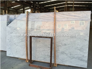 White Marble Slab, Bianco Carrara White Marble