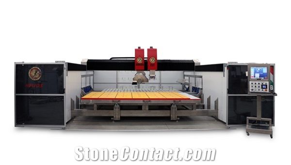 BravoCut CNC Router and Bridge Saw-Stone Carving Machine