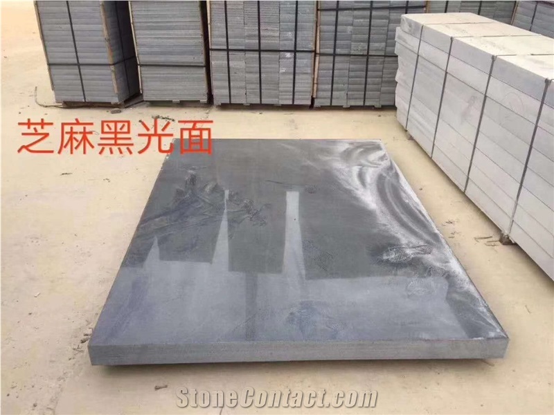 Sesame Black Glossy Marble China