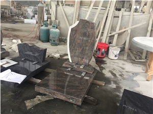 Himalaya Blue Granite Stone Customize Headstones