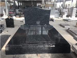 Mass Blue European Customization Private Tombstone