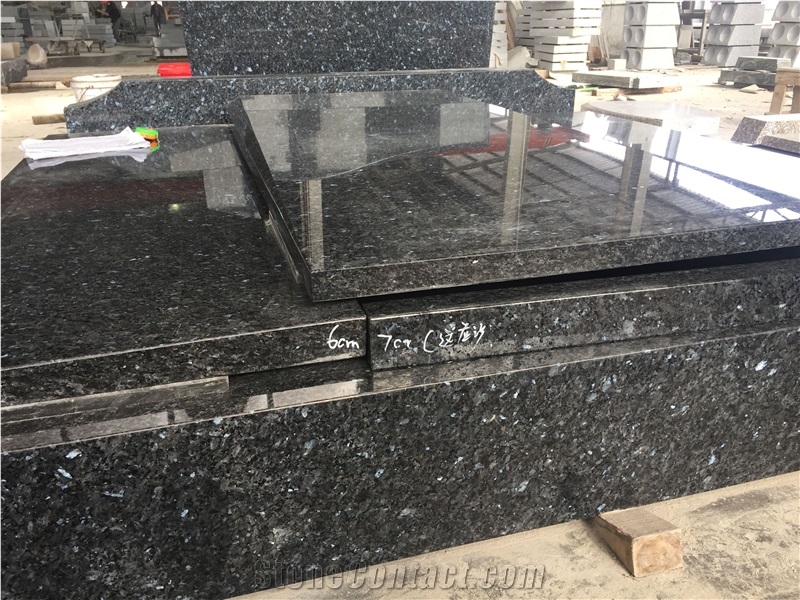 Mass Blue European Customization Private Tombstone