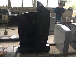 Tropical Green and Jet Black Custom Shape Monument