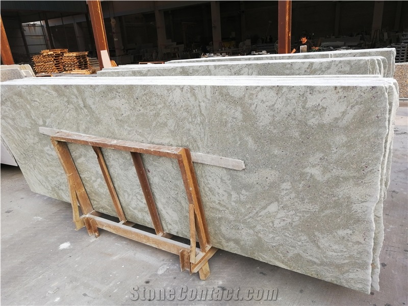 Andromeda White Granite Bath Vanity Countertop