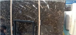 China Dark Emperador Marble Slabs Tiles