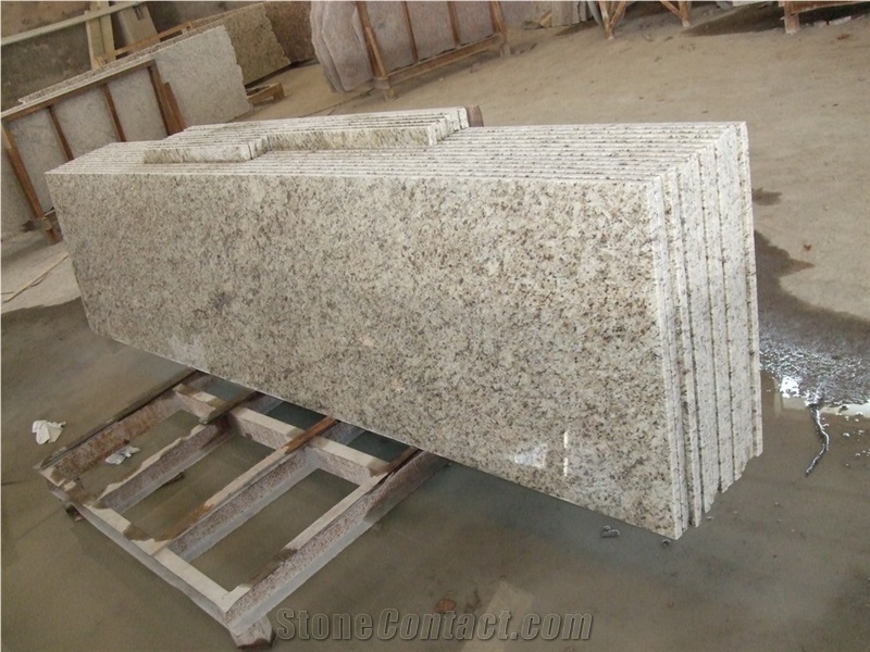 Giallo Ornamental Granite Prefab Countertops