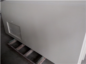 Maple White Quartz Bath Vanity Countertops