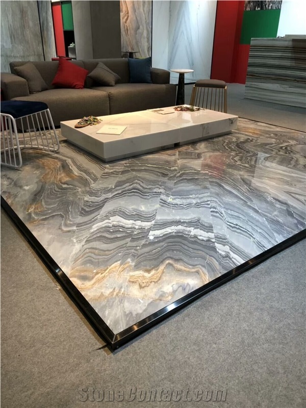 Roma Impression Lafite Marble Slabs Tiles