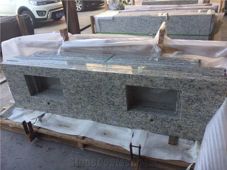 Santa Cecilia Light Granite Bath Vanity Tops