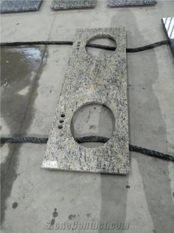 Santa Cecilia Light Granite Bath Vanity Tops