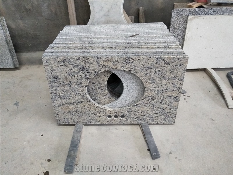 Santa Cecilia Light Granite Bath Vanity Tops