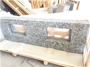 Surf/Wave White China Granite Bath Vanity Tops