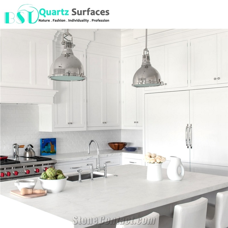 Marble Look Carrera Quartz Stone