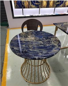 Semi Precious Blue Sodalite Table