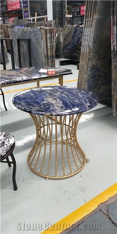Semi Precious Blue Sodalite Table