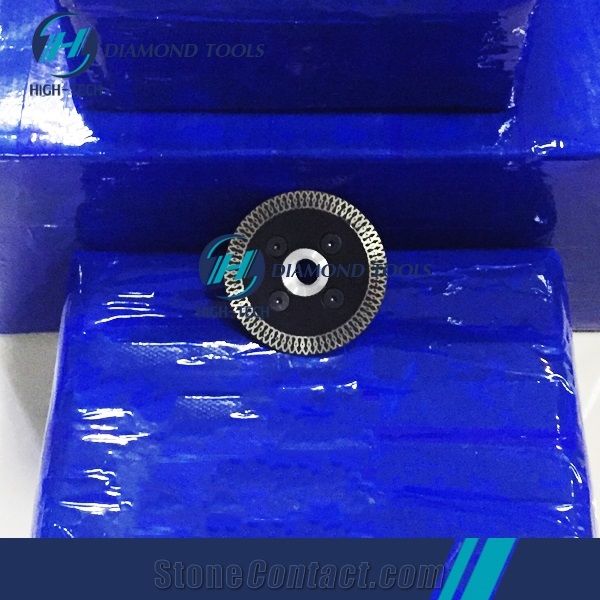Flange Mesh Turbo Diamond Saw Blade, Marble/Tiles