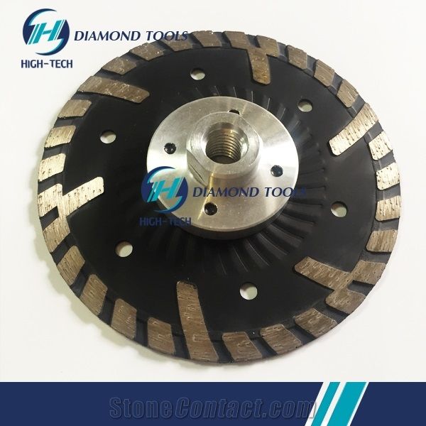 Granite Flange Turbo Saw Blade Protective Teeth